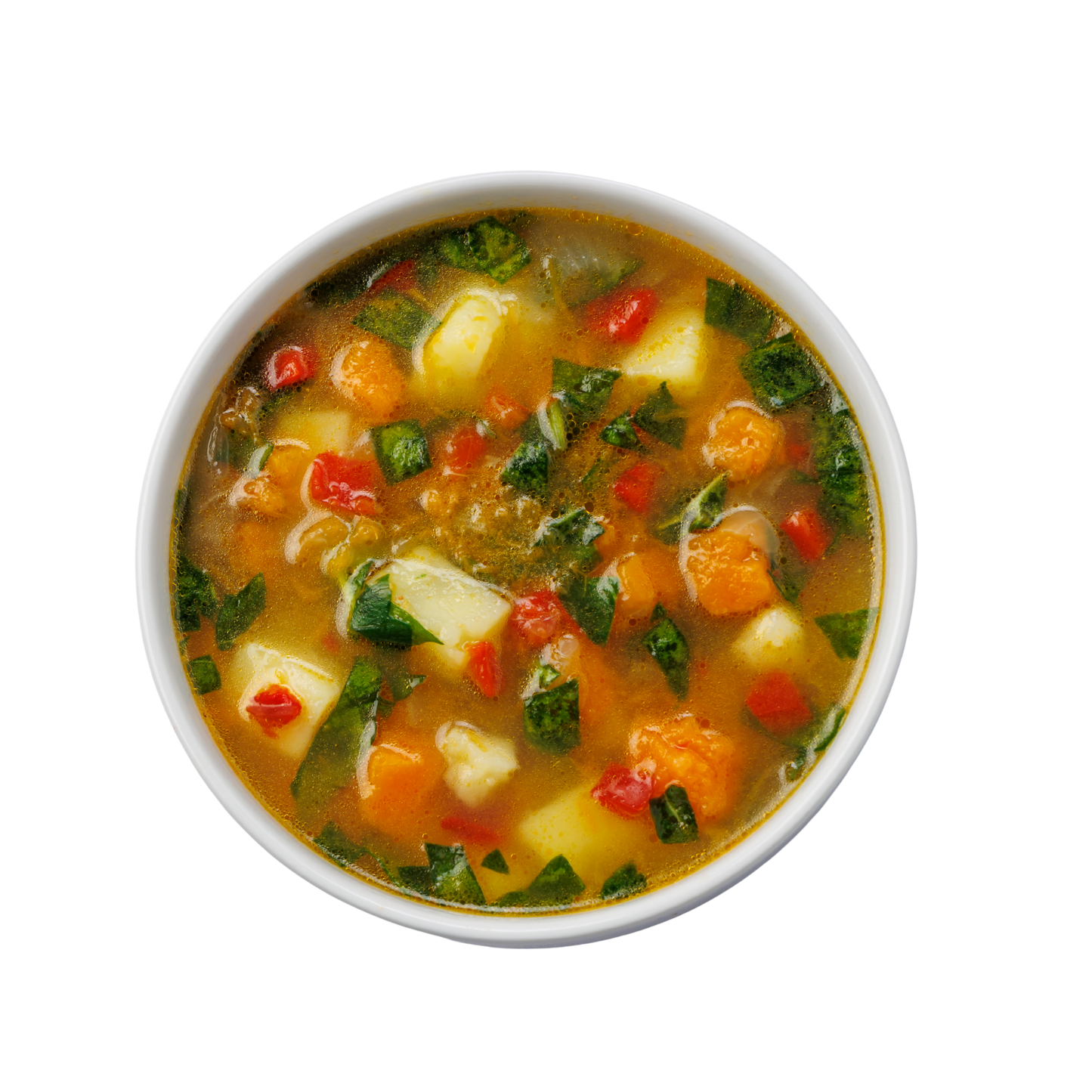 Sopa de verduras de la huerta