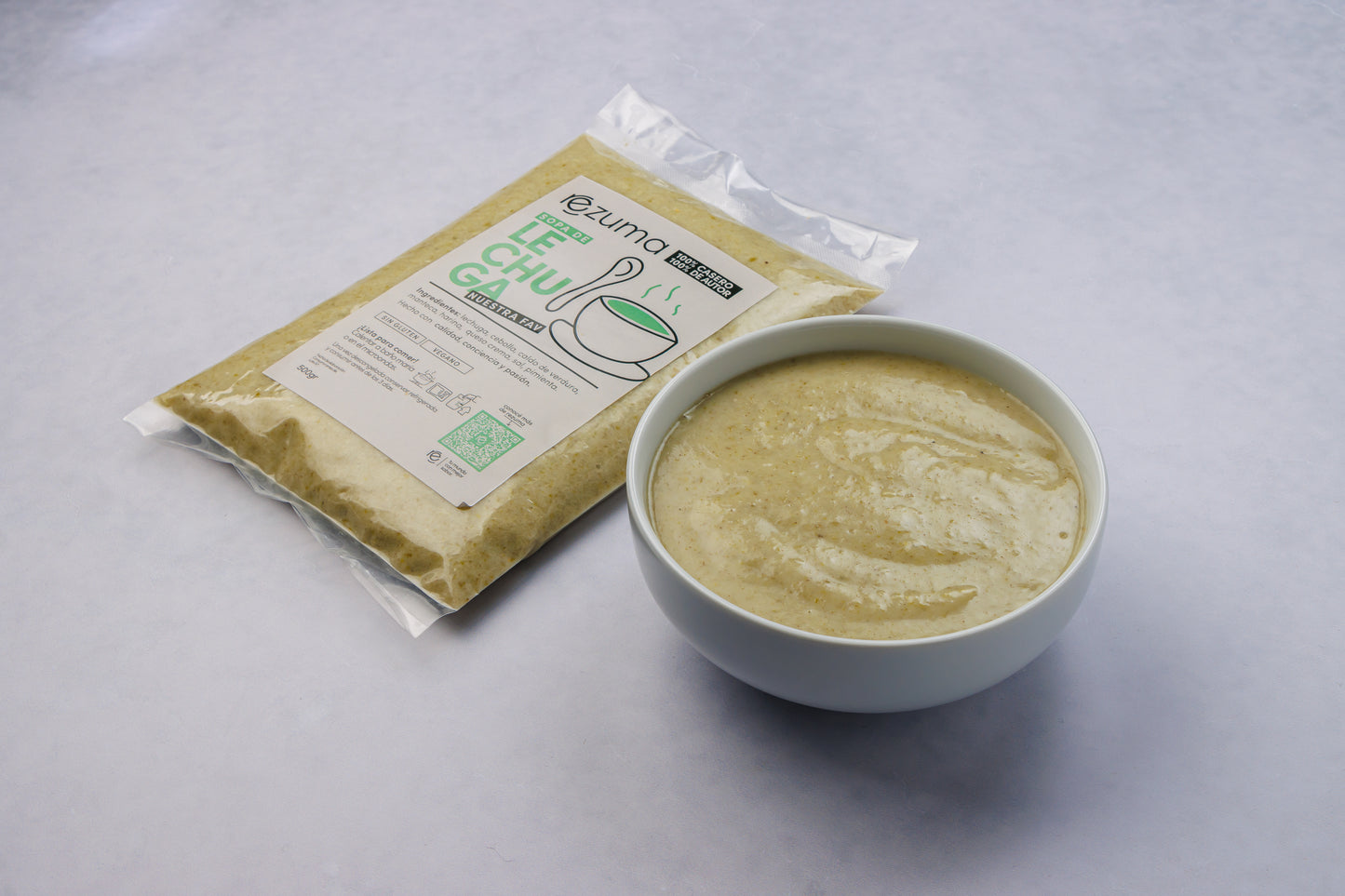 Sopa Crema de Lechuga