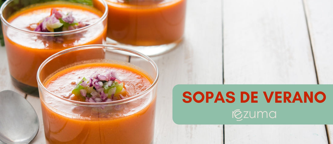 Sopas frescas para el verano: la novedad que llegó para quedarse