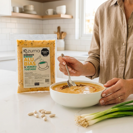 Alubias y Verdeo Tostado: la sopa que también es una fuente real de proteína