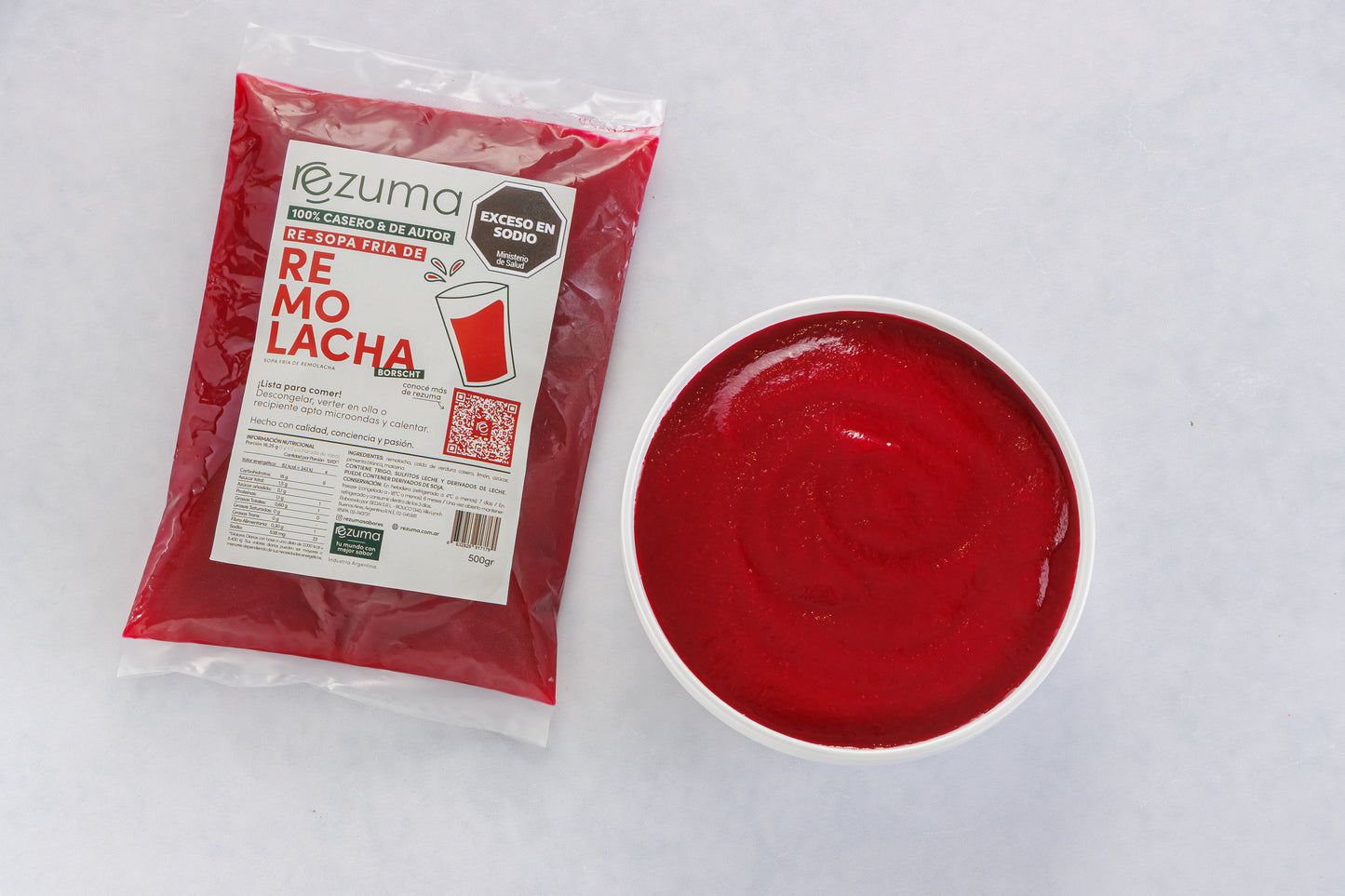 Sopa fría de remolacha / borsch