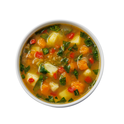 Sopa de verduras de la huerta