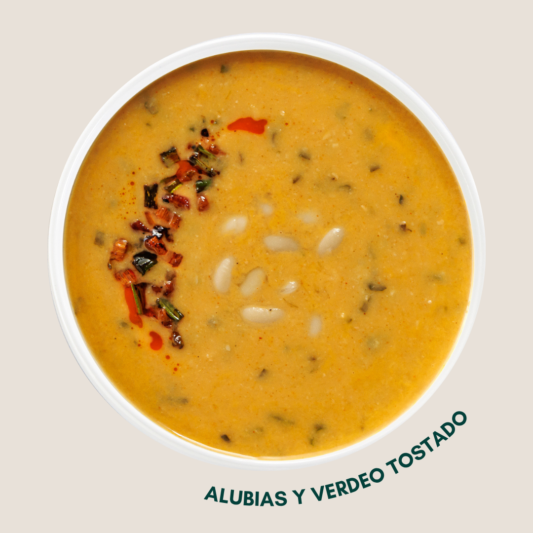 Sopa de Alubias con Verdeo Tostado
