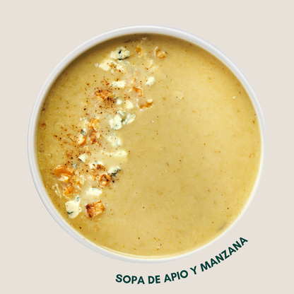 Sopa de Apio y Manzana