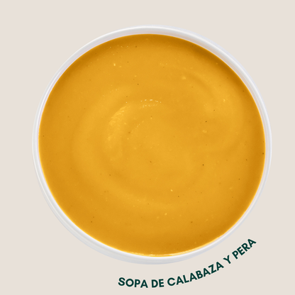 Sopa de Calabaza y Pera