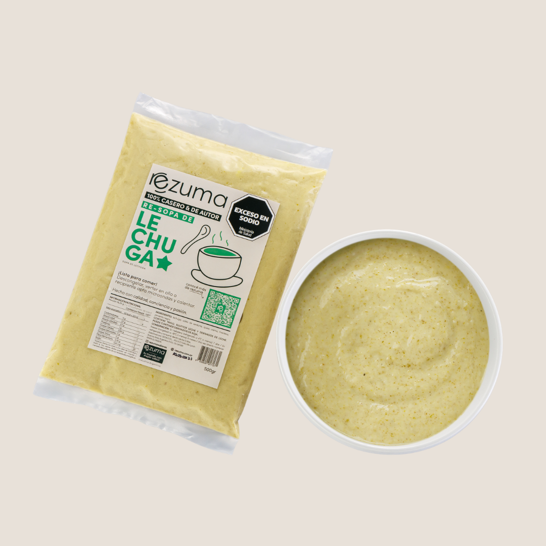Sopa Crema de Lechuga
