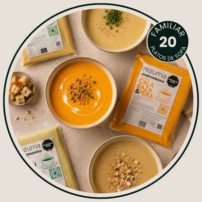 KIT FAMILIAR de 10 SOPAS (Más Elegido)