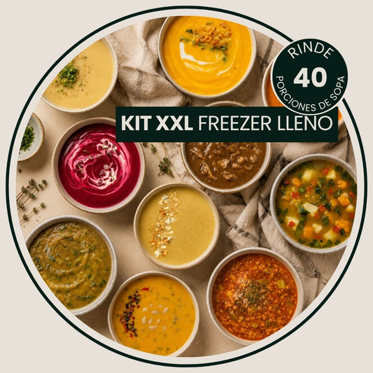 KIT XXL FREEZER LLENO - con 20 SOPAS ¡Envío Gratis!