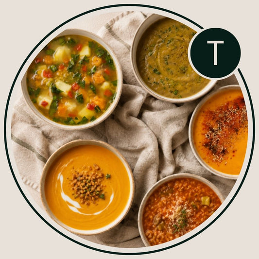 Kit de 5 sopas de temporada