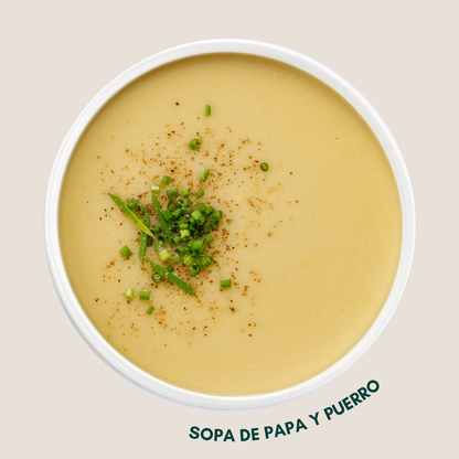 Sopa de Papa y Puerro