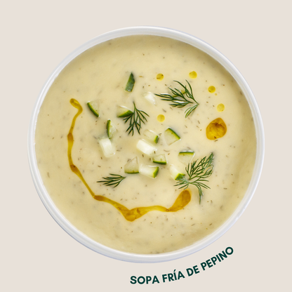 Sopa Fría de Pepino y Eneldo